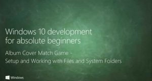 UWP 064 | Album Cover Match Game: Setup and Working with Files and System Folders
