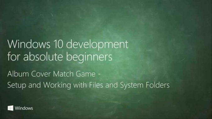 UWP 064 | Album Cover Match Game: Setup and Working with Files and System Folders