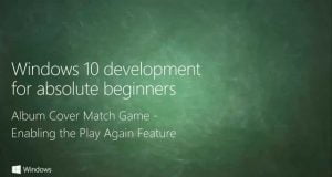 UWP 068 | Album Cover Match Game: Enabling the Play Again Feature