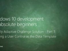 UWP 047 | Adeptly Adaptive Challenge Solution: Part 3 – Creating a User Control as the Data Template