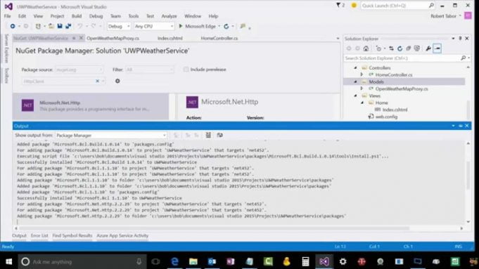 UWP 061 | UWP Weather: Updating the Tile with Periodic Notifications