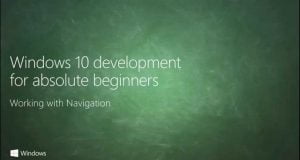 UWP 019 | Working with Navigation