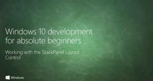 UWP 009 | XAML Layout with StackPanel