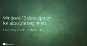 UWP 025 | Common XAML Controls: Part 2