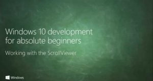UWP 026 | Working with the ScrollViewer