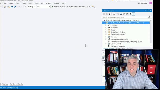 UWP 039 | Adaptive Layout with Device Specific Views