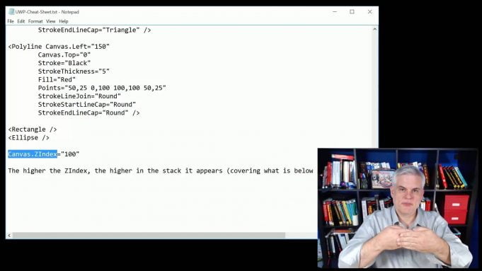 UWP 030 | Cheat Sheet Review: Controls, ScrollViewer, Canvas, Shapes, Styles, Themes