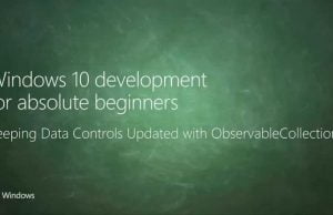 UWP 041 | Keeping Data Controls Updated with ObservableCollection