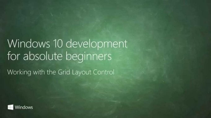 UWP 008 | XAML Layout with Grids